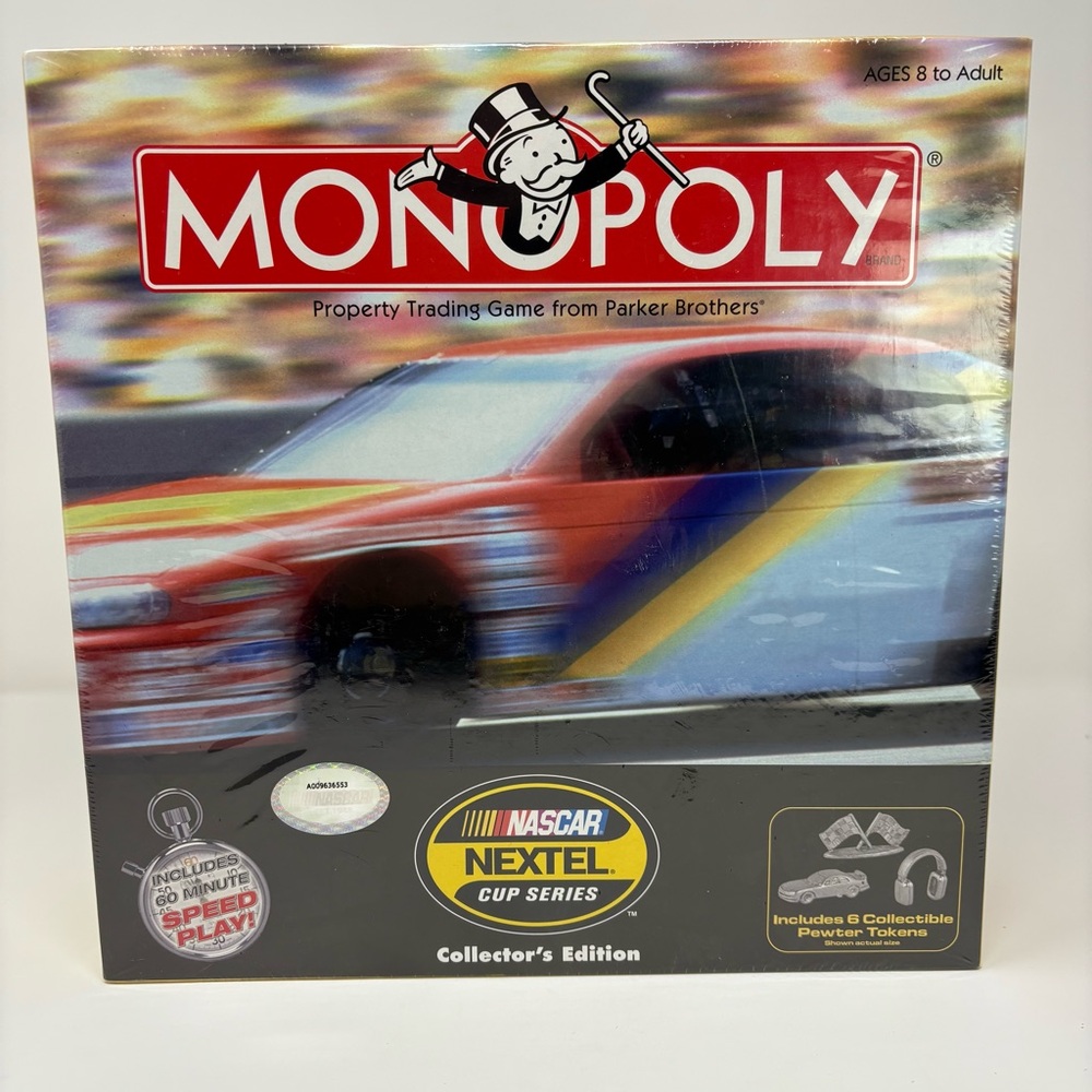 Monopoly 2005 NASCAR Nextel Cup Series Collectors Edition Pewter Tokens NIB